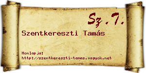 Szentkereszti Tamás névjegykártya